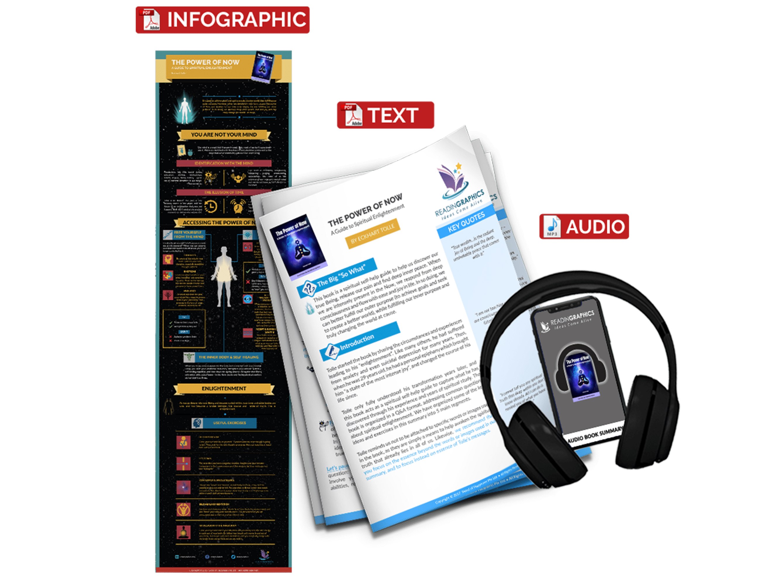 the power of now summary - book summary bundle