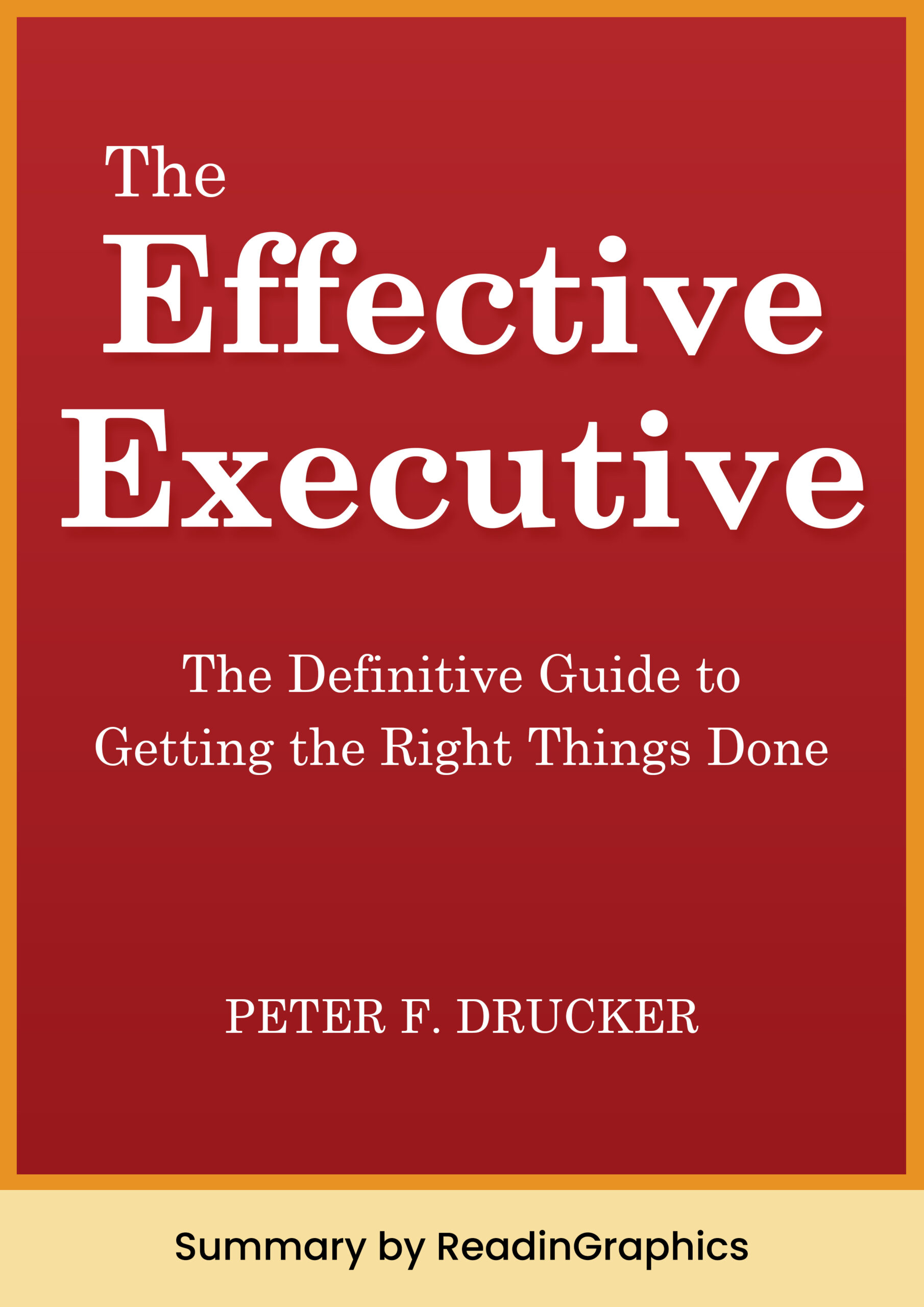 The Effective Executive