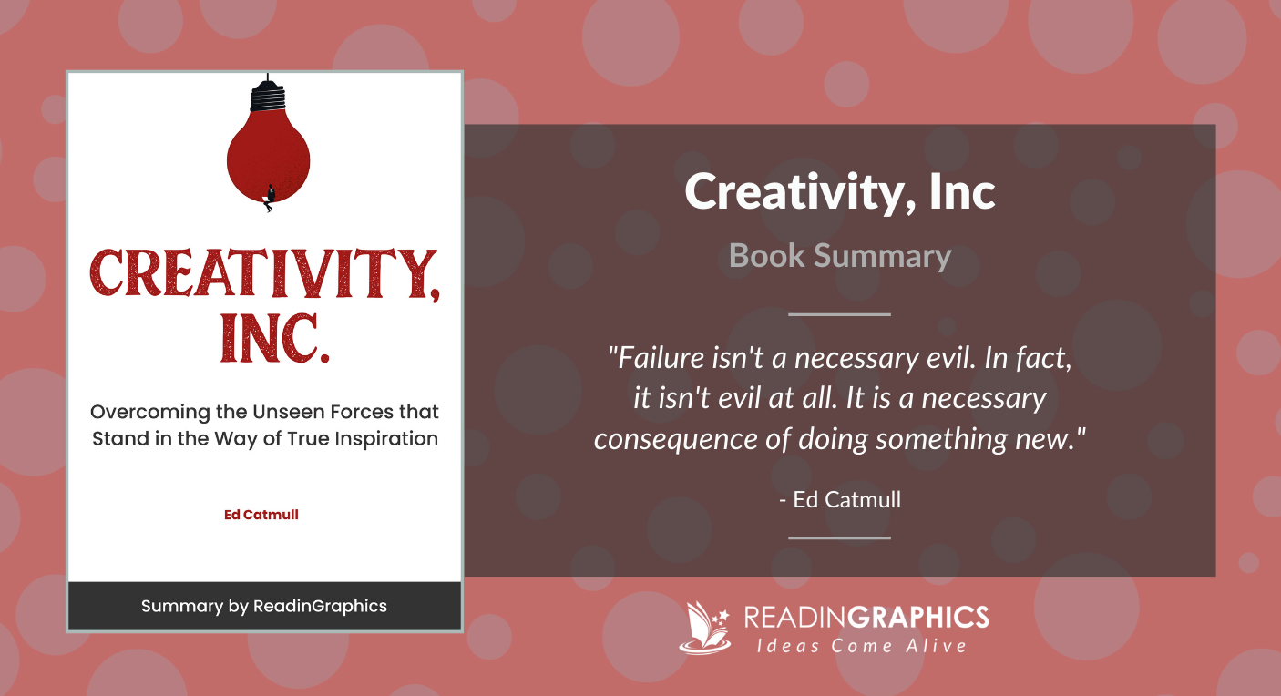 Creativity, Inc - Book summary