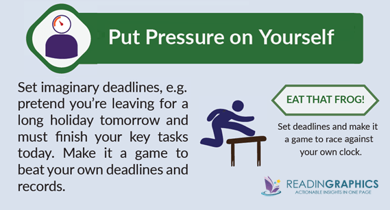 How to Stop Procrastinating_Pur pressure on yourself