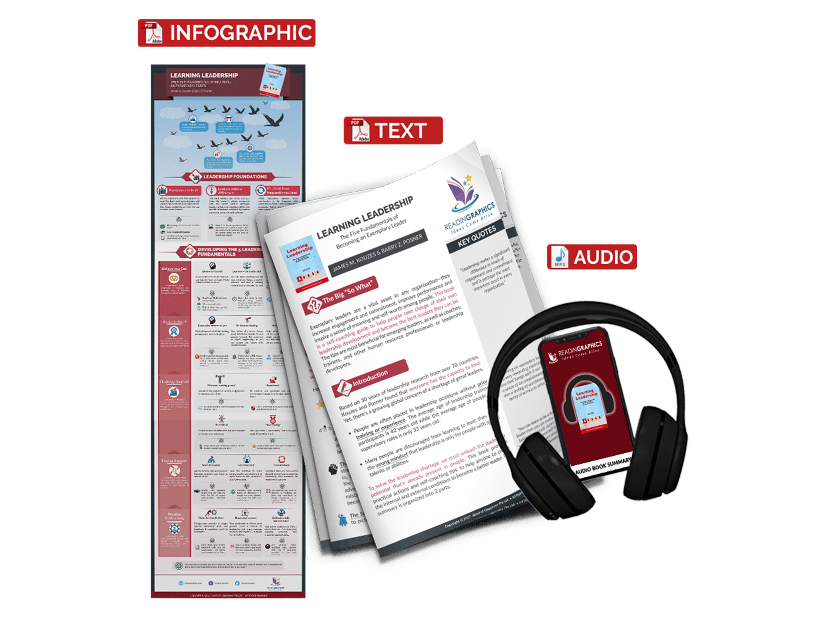 Learning Leadership summary - book summary bundle