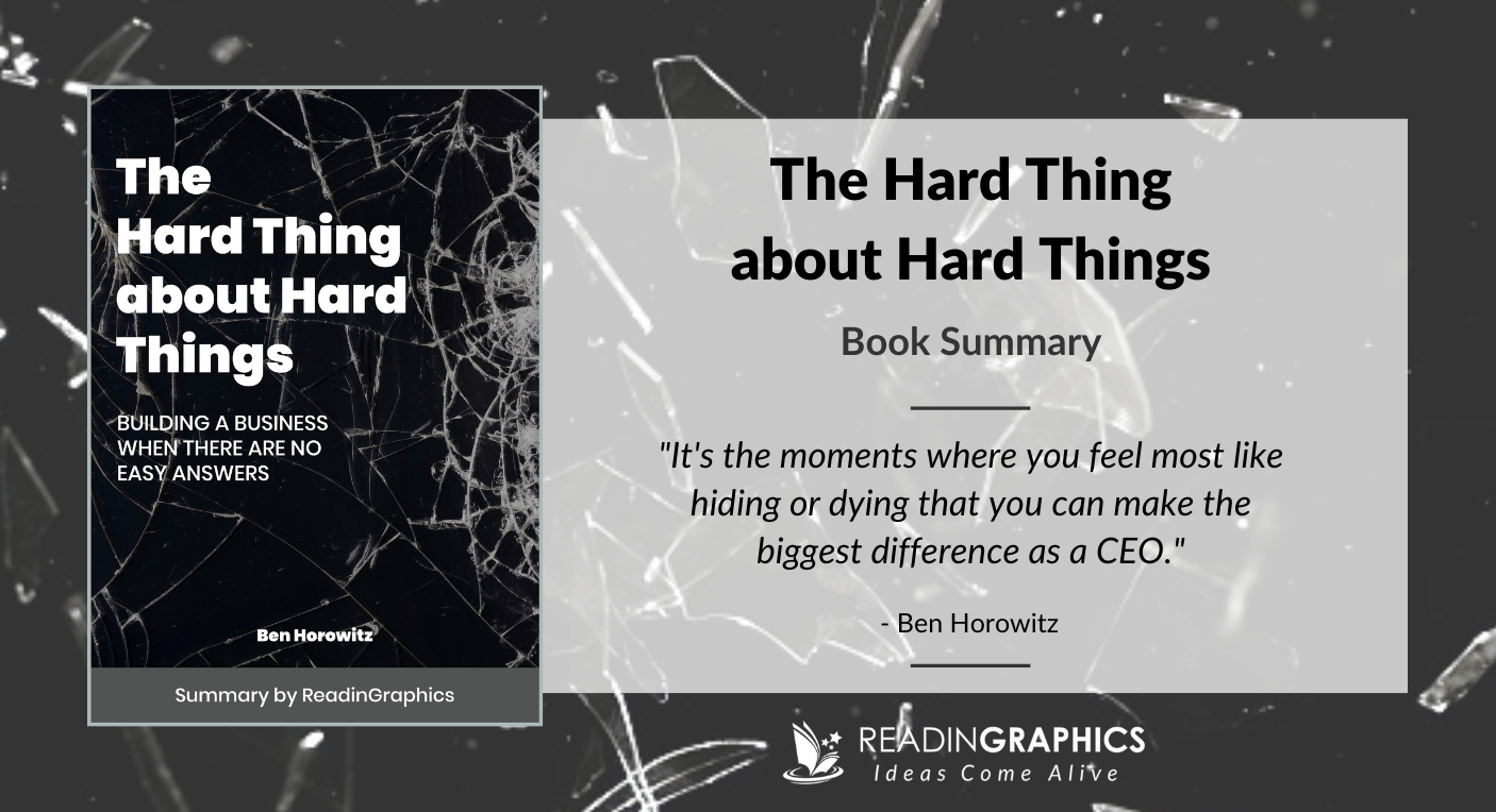 The Hard Thing about Hard Things - Book summary