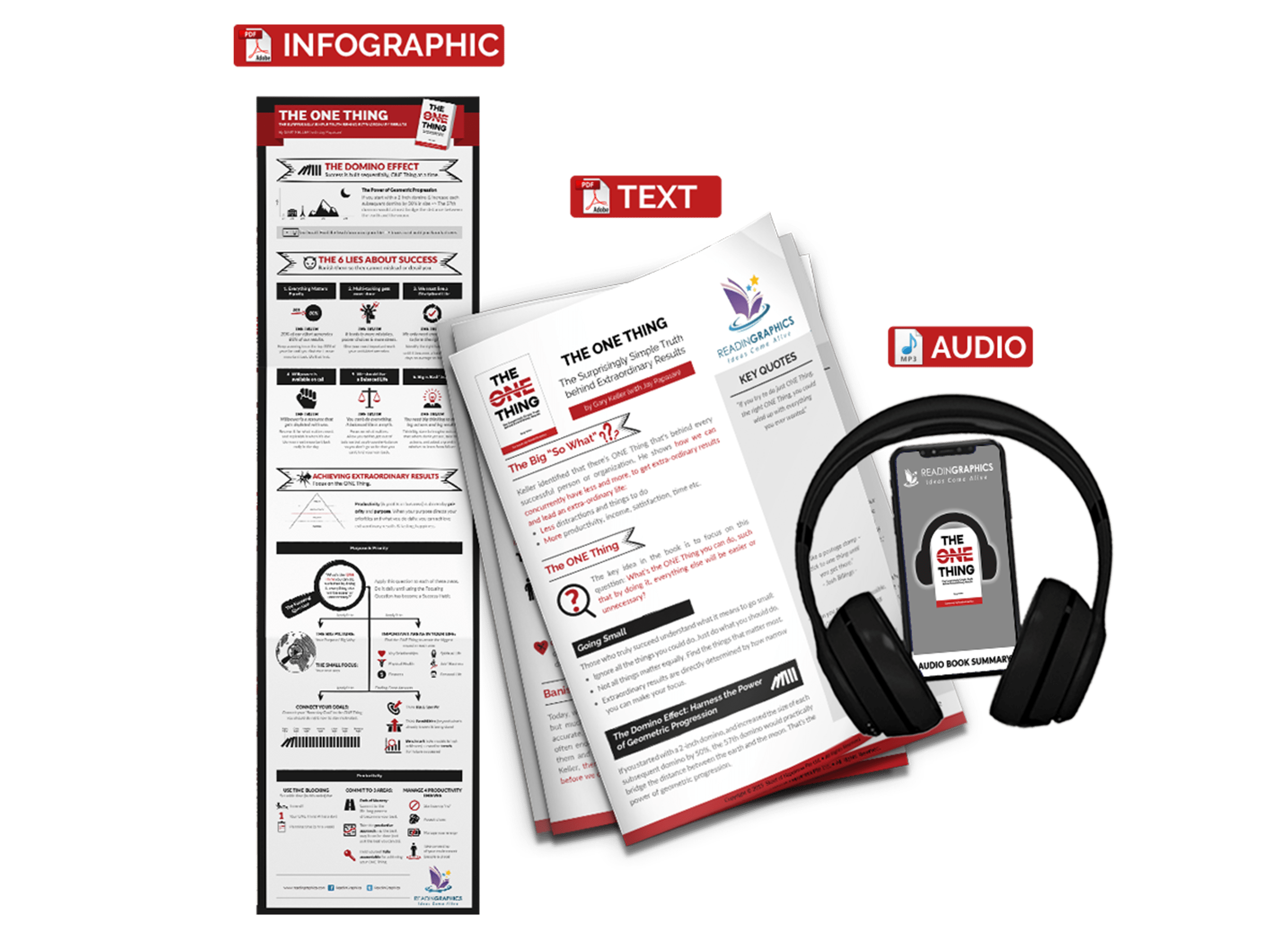 The ONE Thing summary - book summary bundle