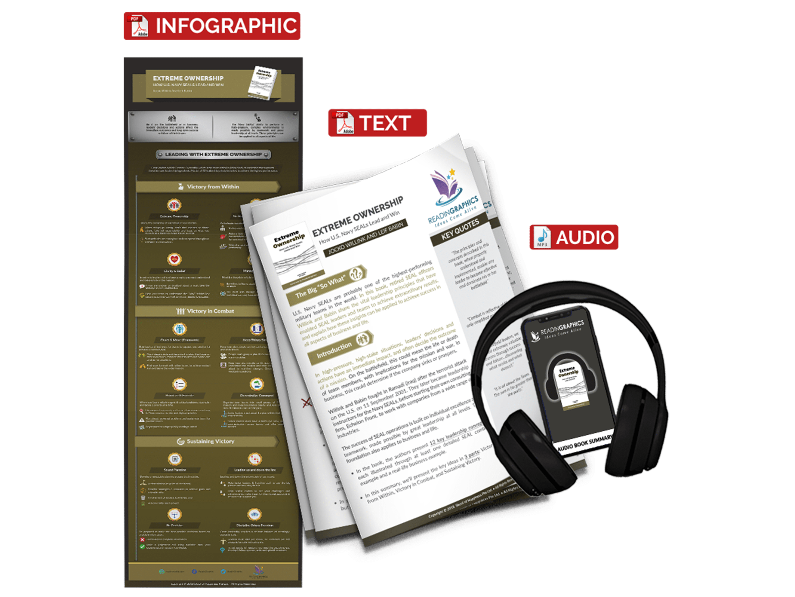 Extreme Ownership summary - book summary bundle