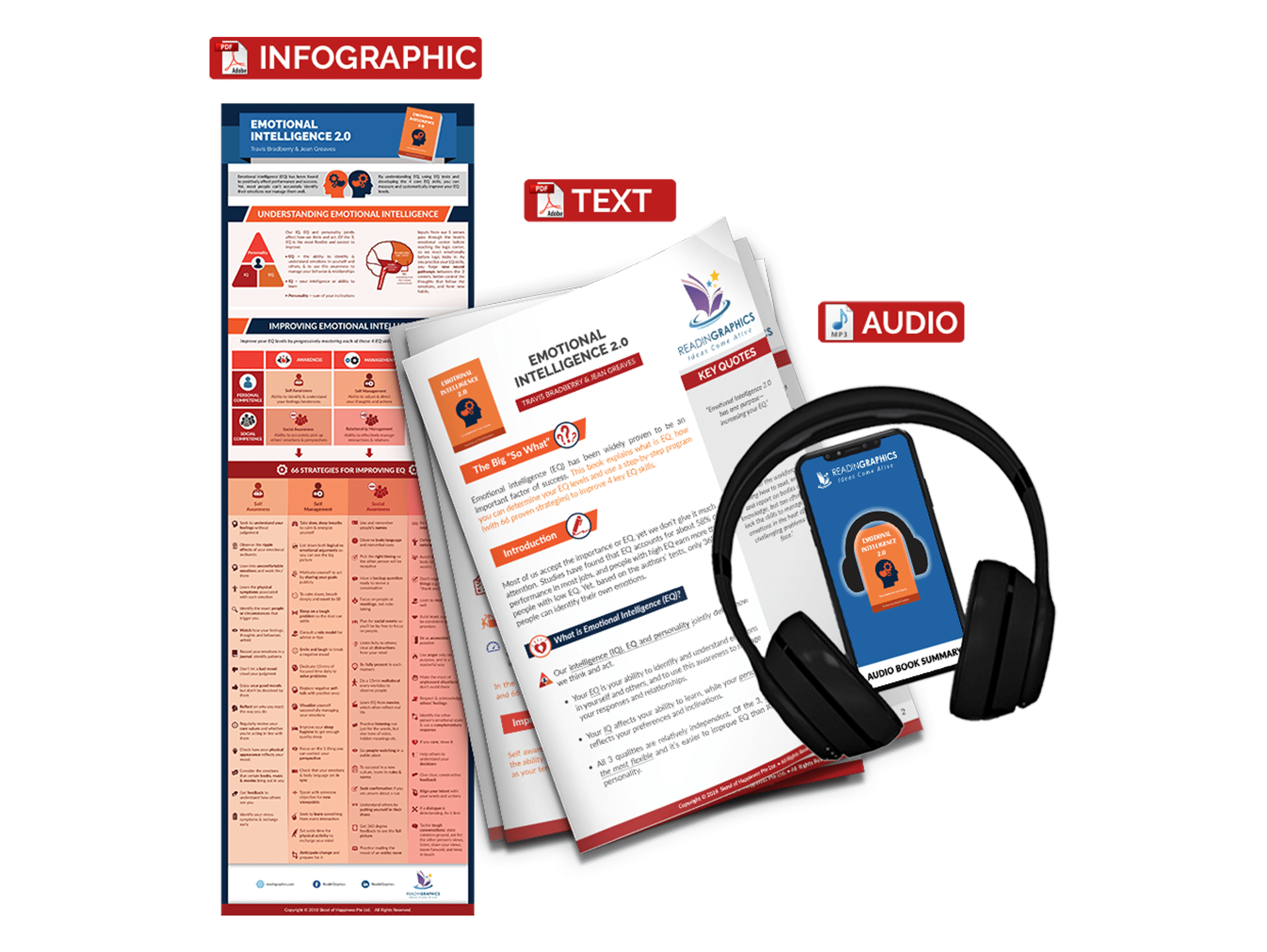 Emotional Intelligence 2.0 summary - book summary bundle