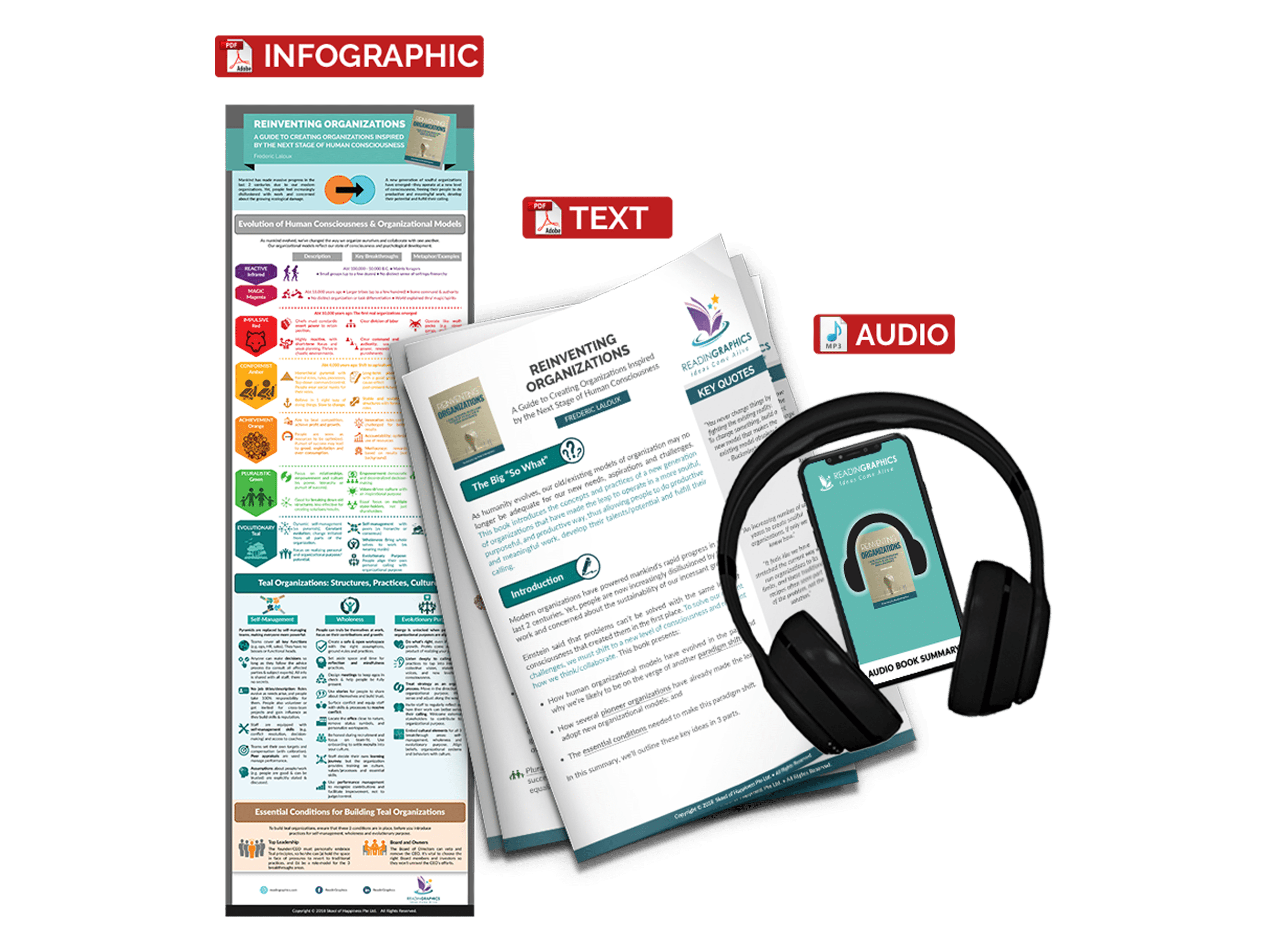 Reinventing Organizations summary - book summary bundle