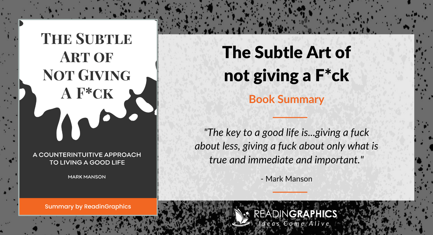 The Subtle Art of Not Giving a Fck - Book summary