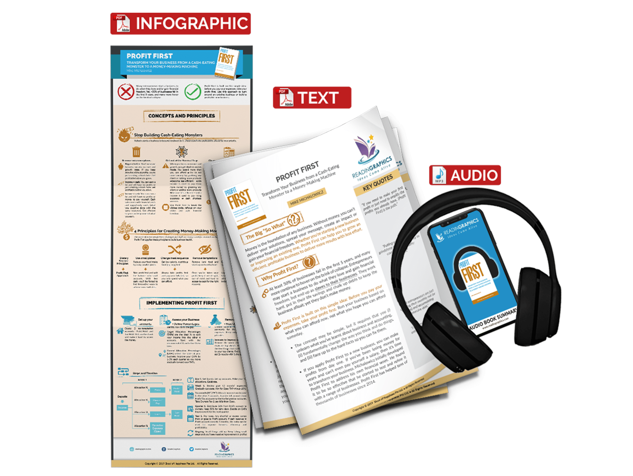 Profit First summary - book summary bundle