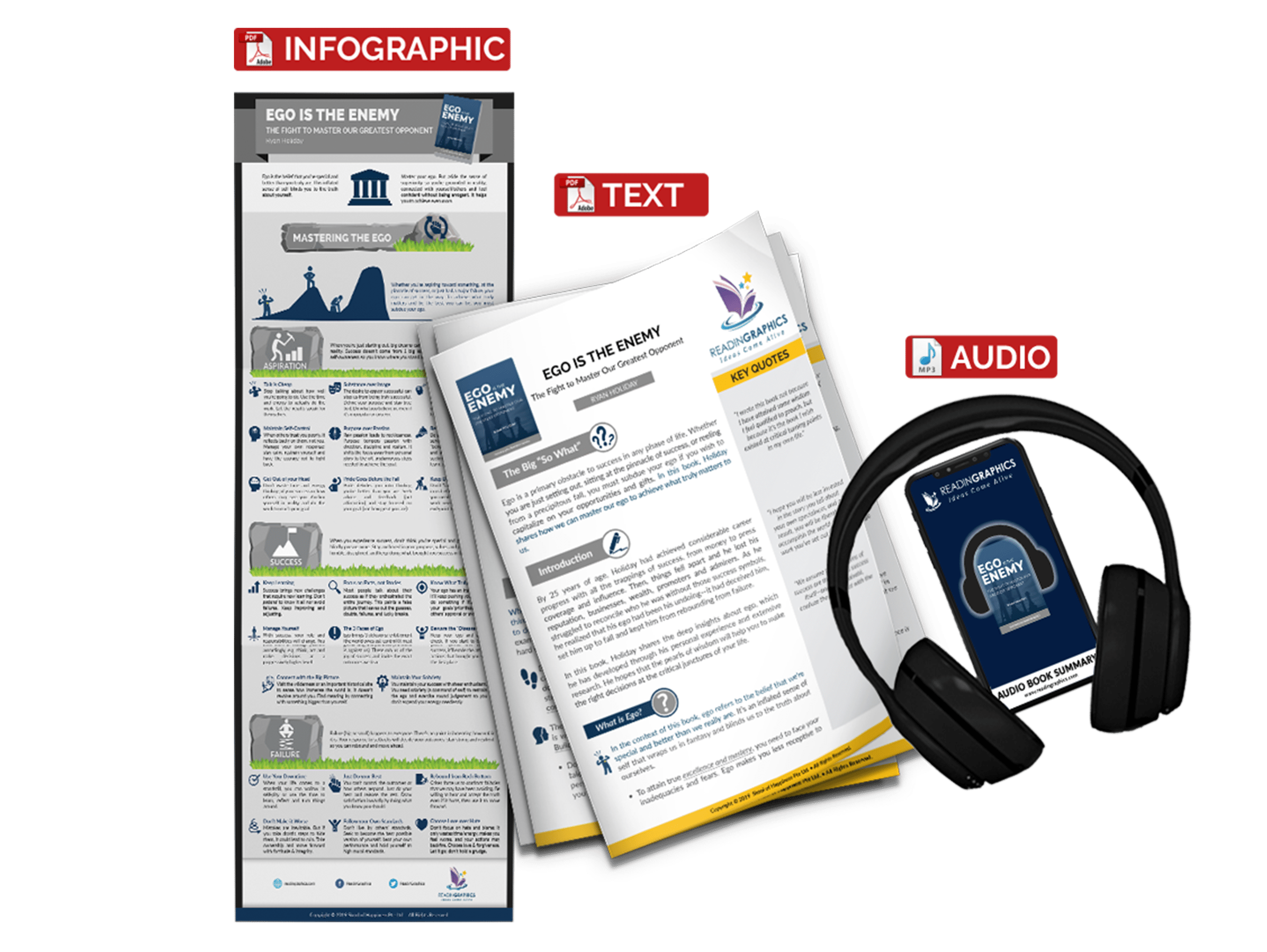 Ego Is The Enemy summary - book summary bundle