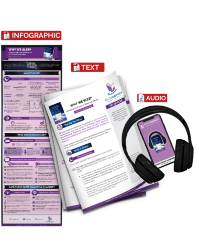 why we sleep - summary bundle with audio tp