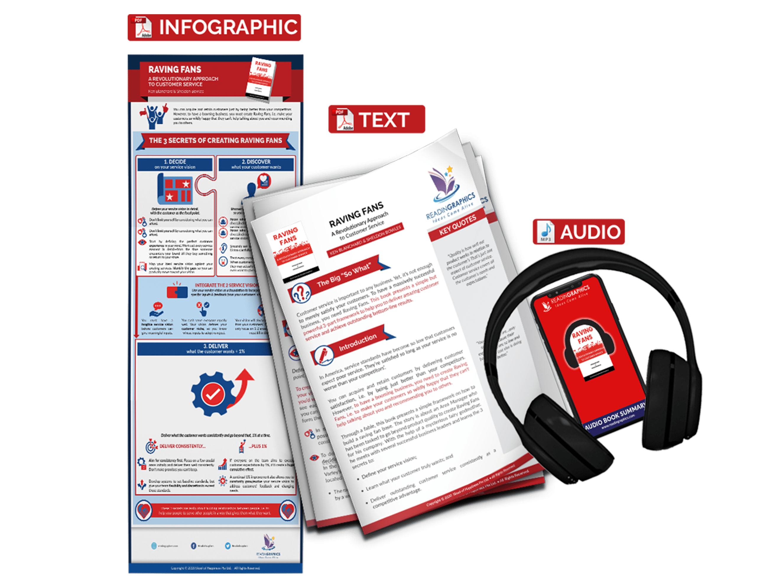 Raving Fans summary - book summary bundle