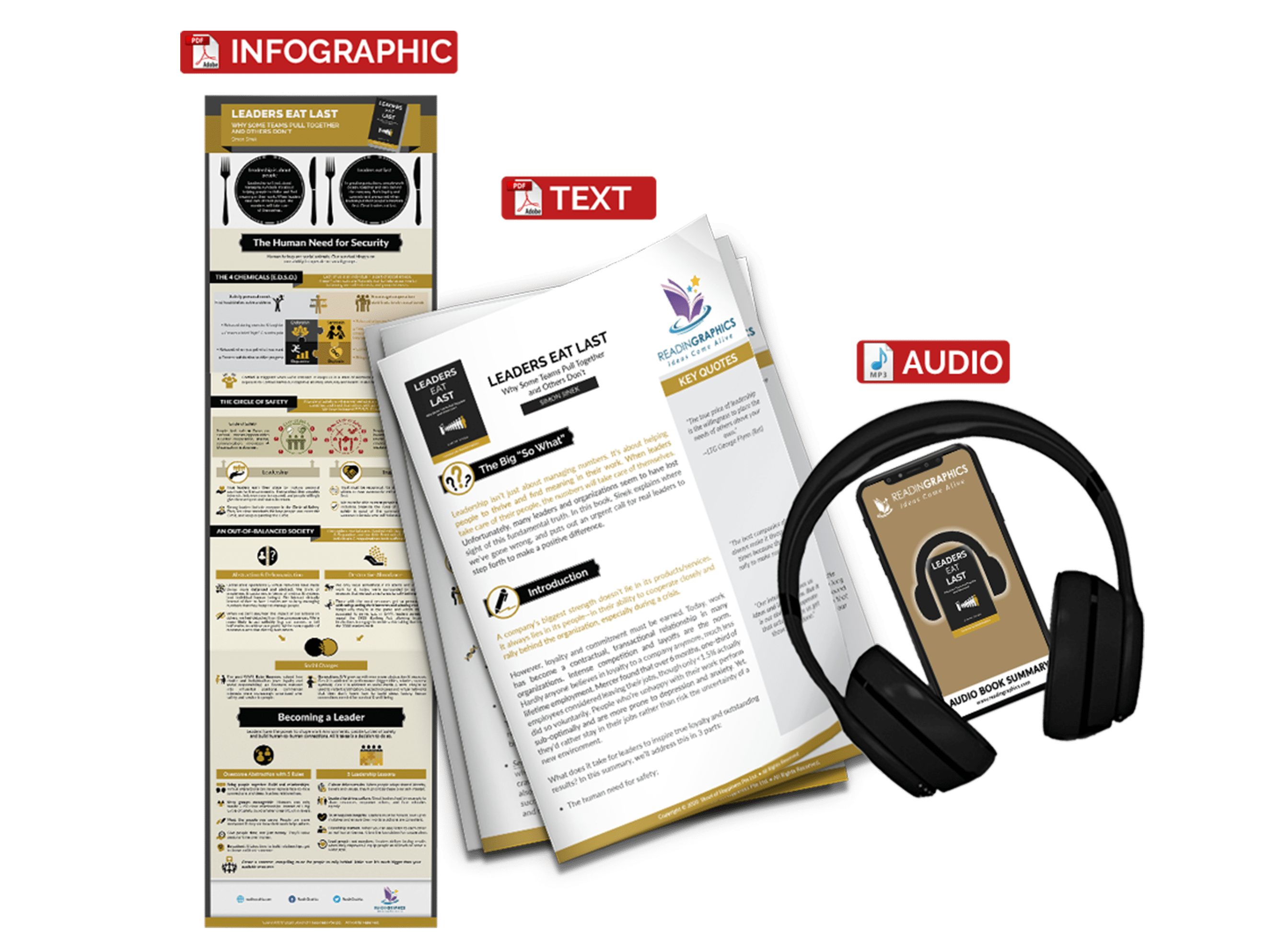 Leaders Eat Last summary - book summary bundle