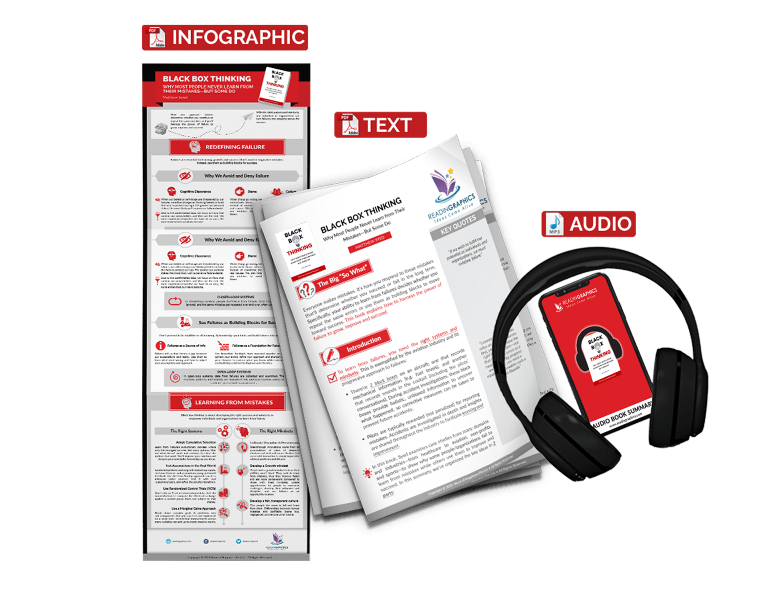 Black Box Thinking summary - book summary bundle