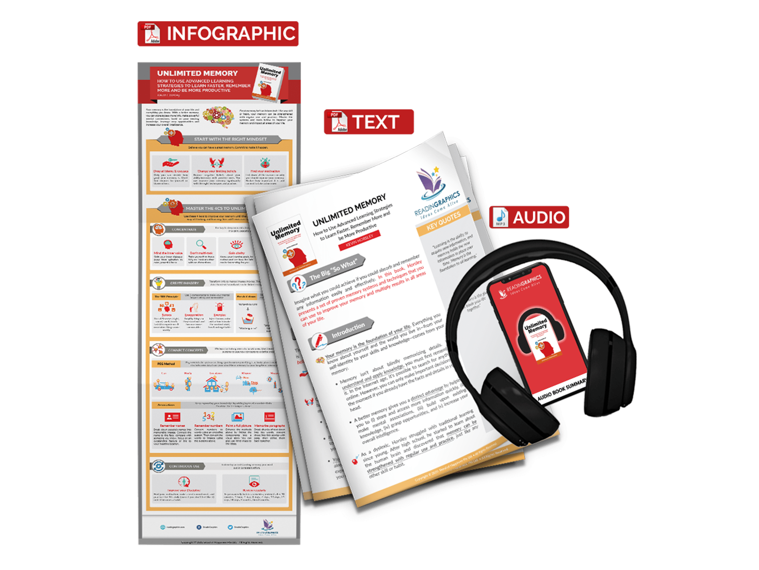 Unlimited Memory summary - book summary bundle