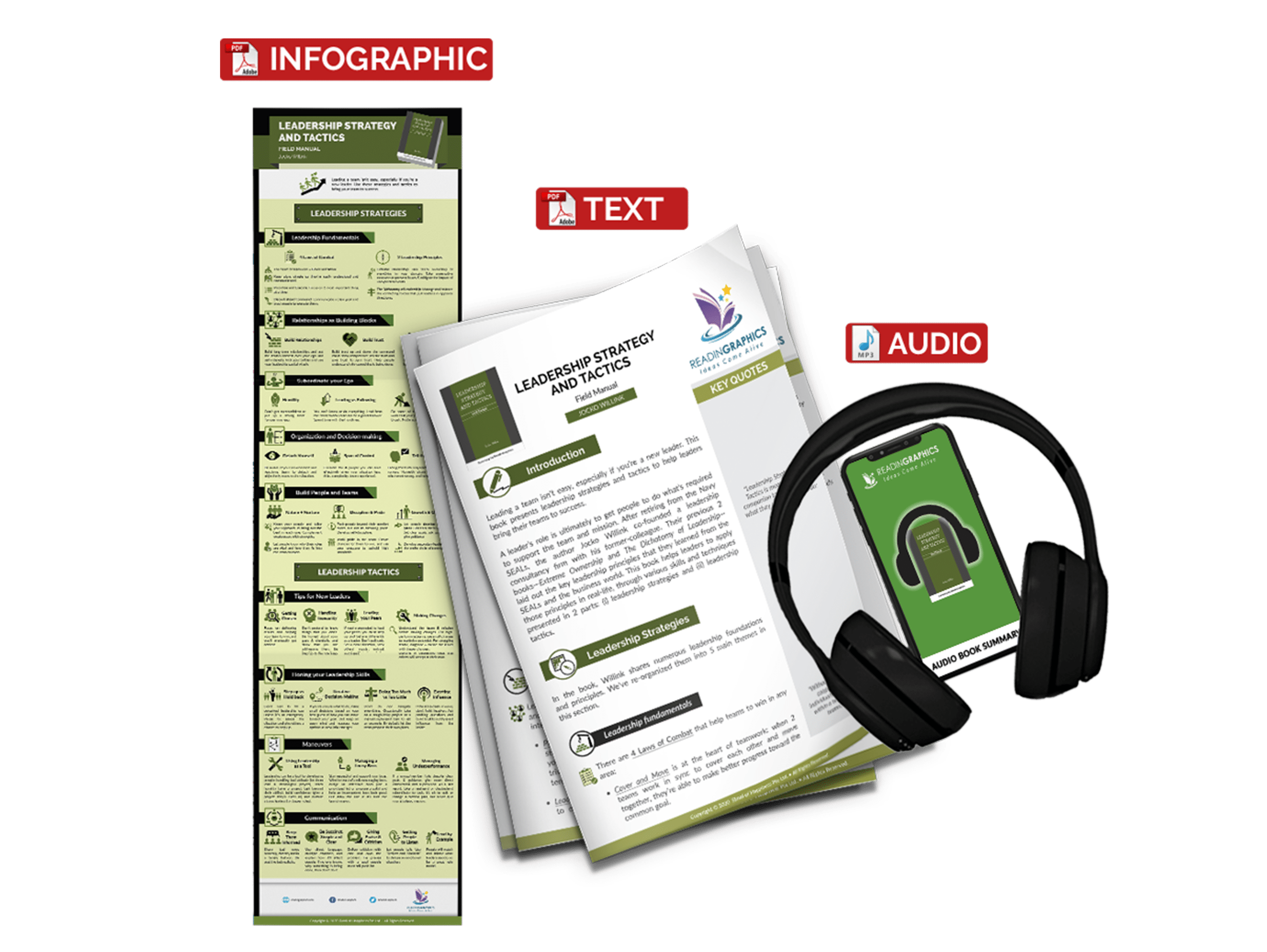 Leadership Strategy and Tactics summary - book summary bundle