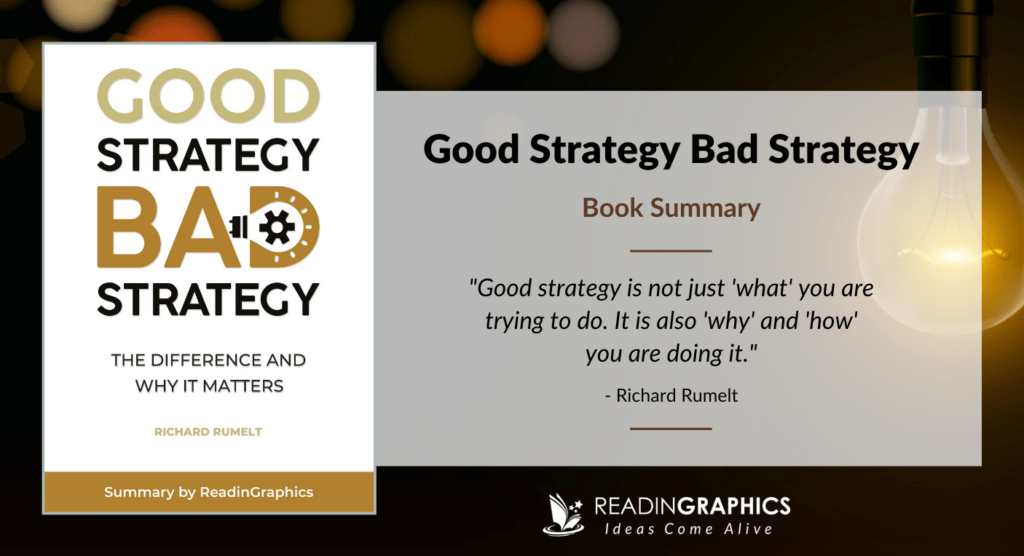 Good Strategy Bad Strategy - Book summary