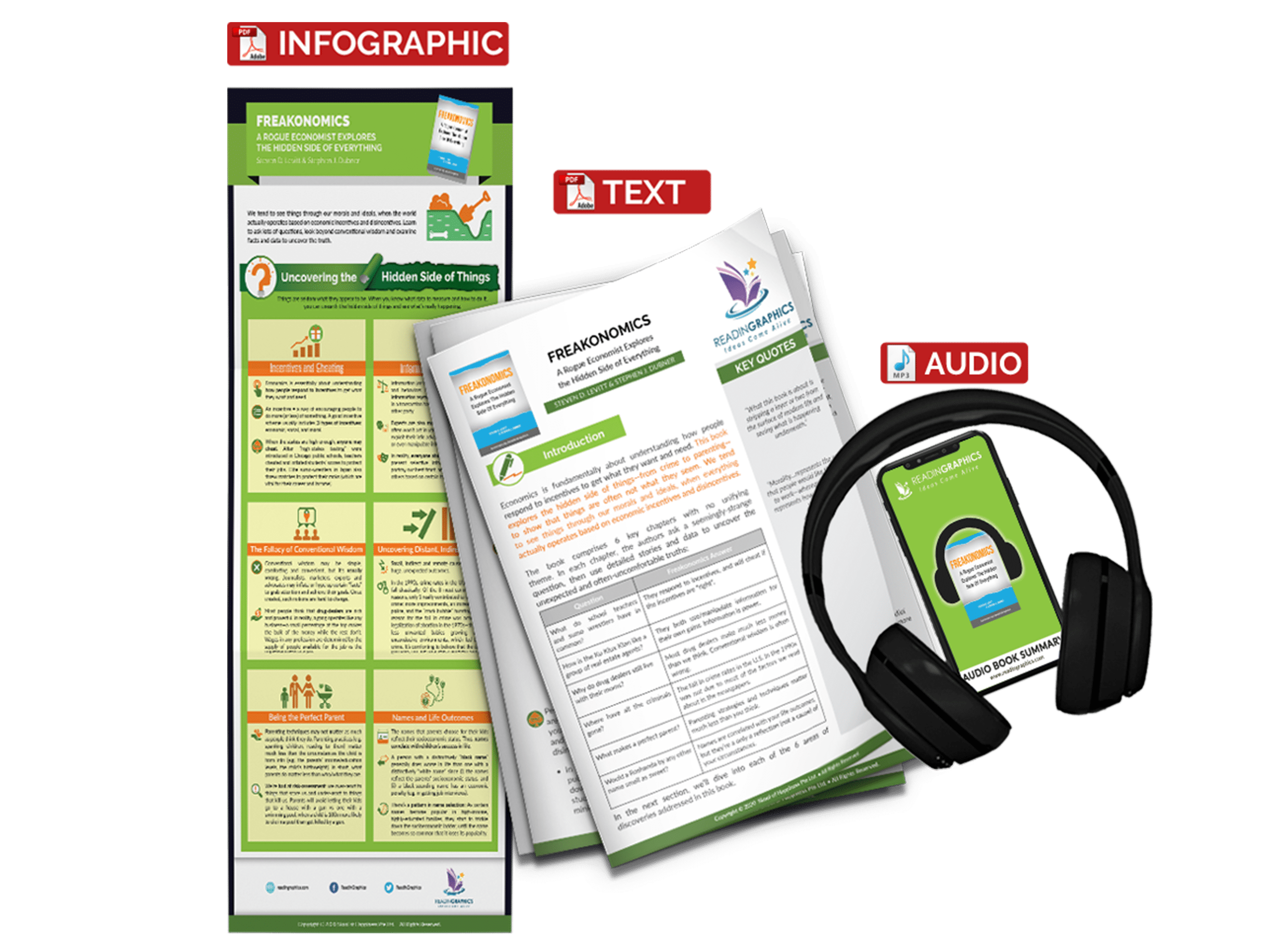 Freakonomics summary - book summary bundle