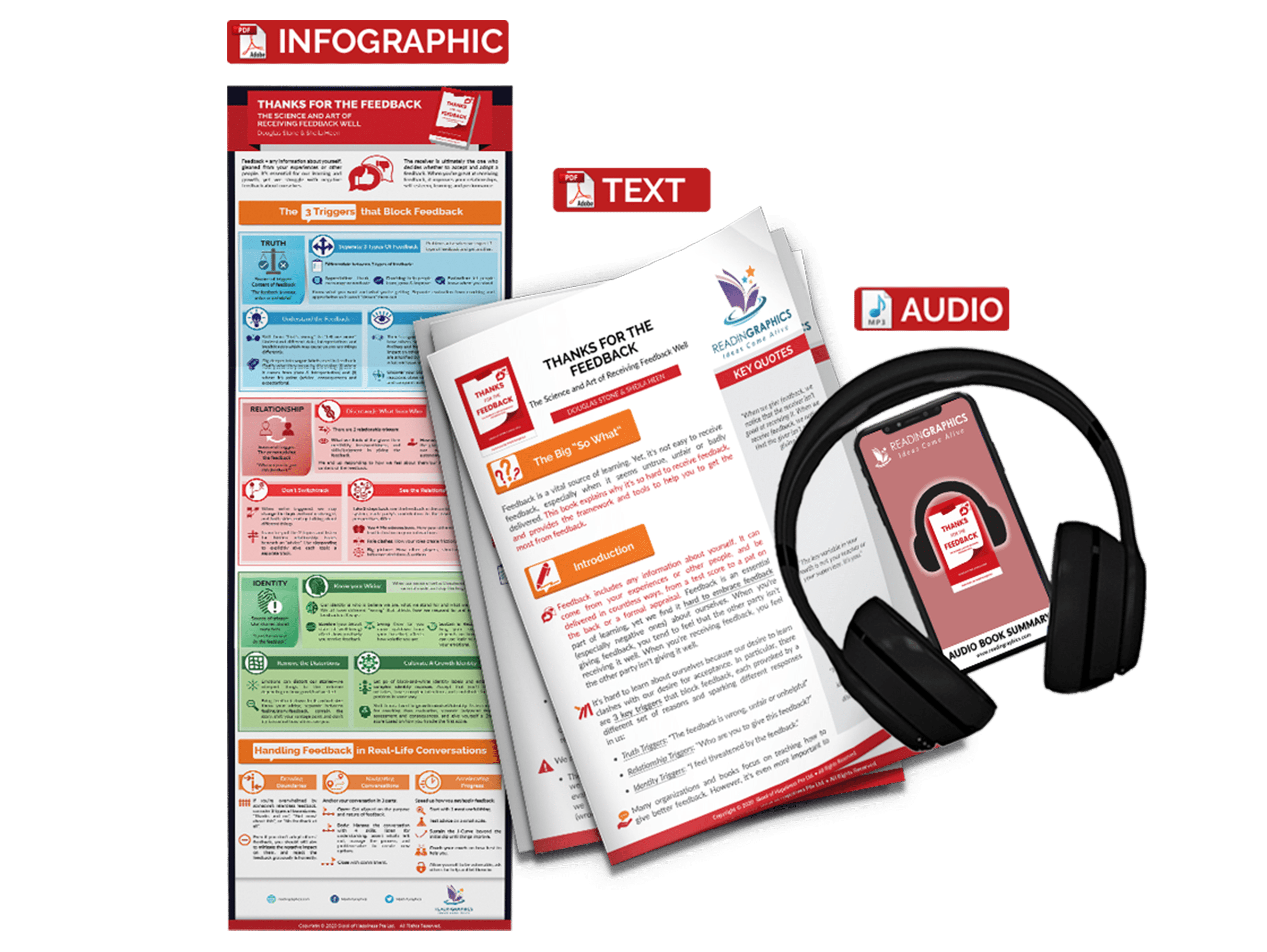 Thanks For The Feedback summary - book summary bundle