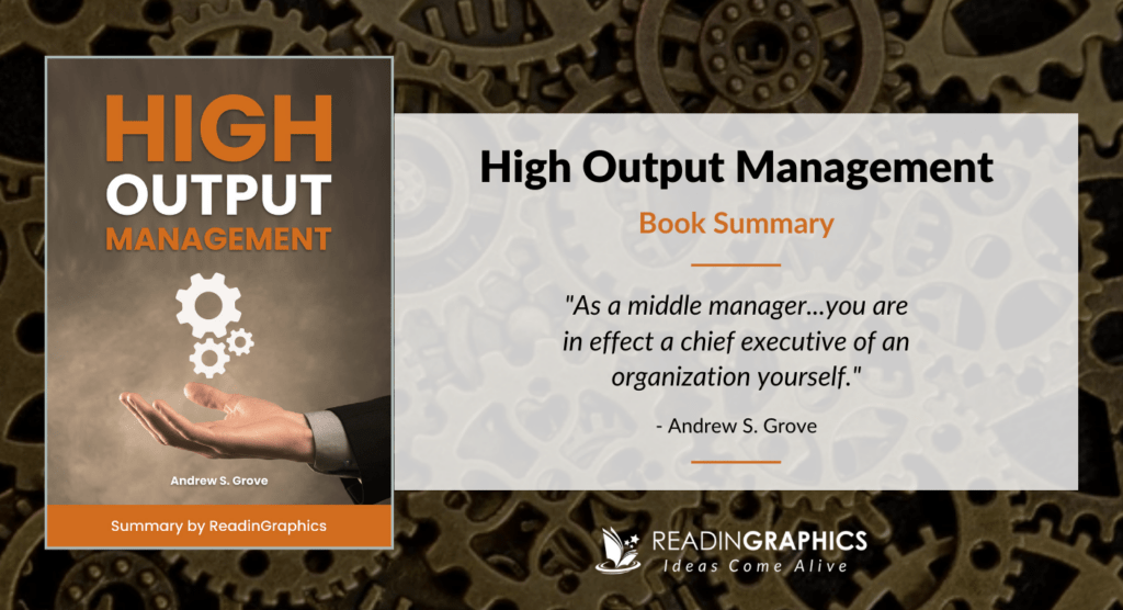 High output management - Book summary
