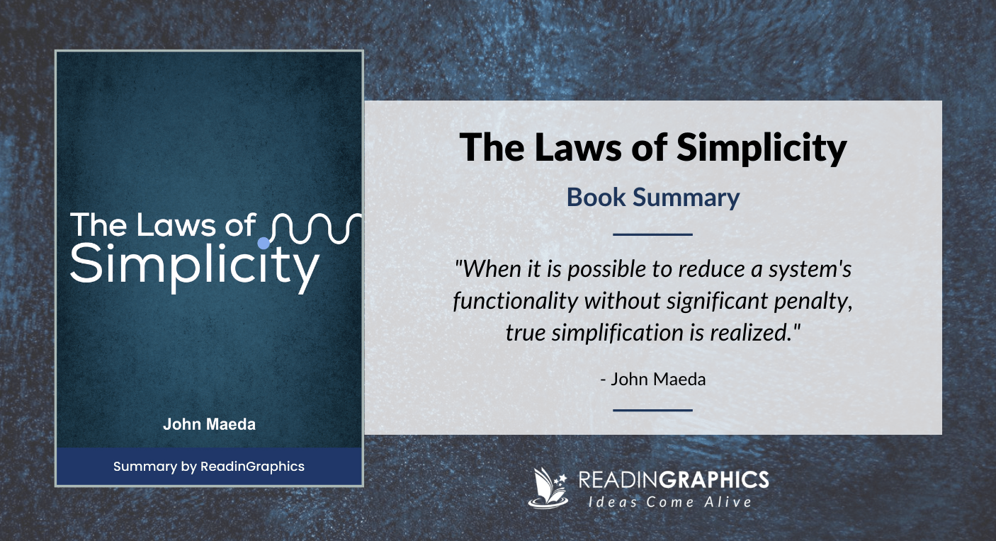 The Laws of Simplicity - Book summary