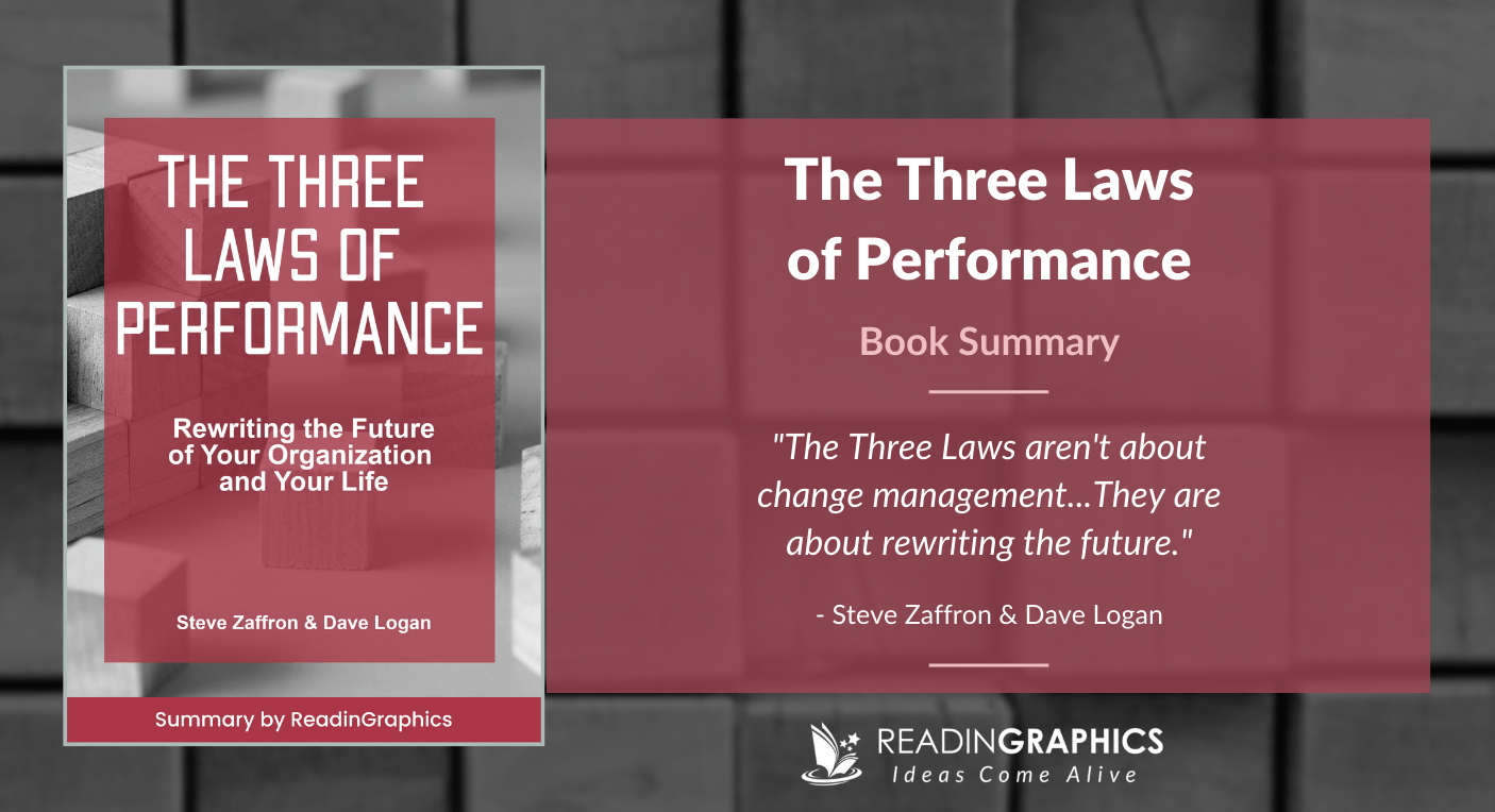 The Three Laws of Performance - Book summary