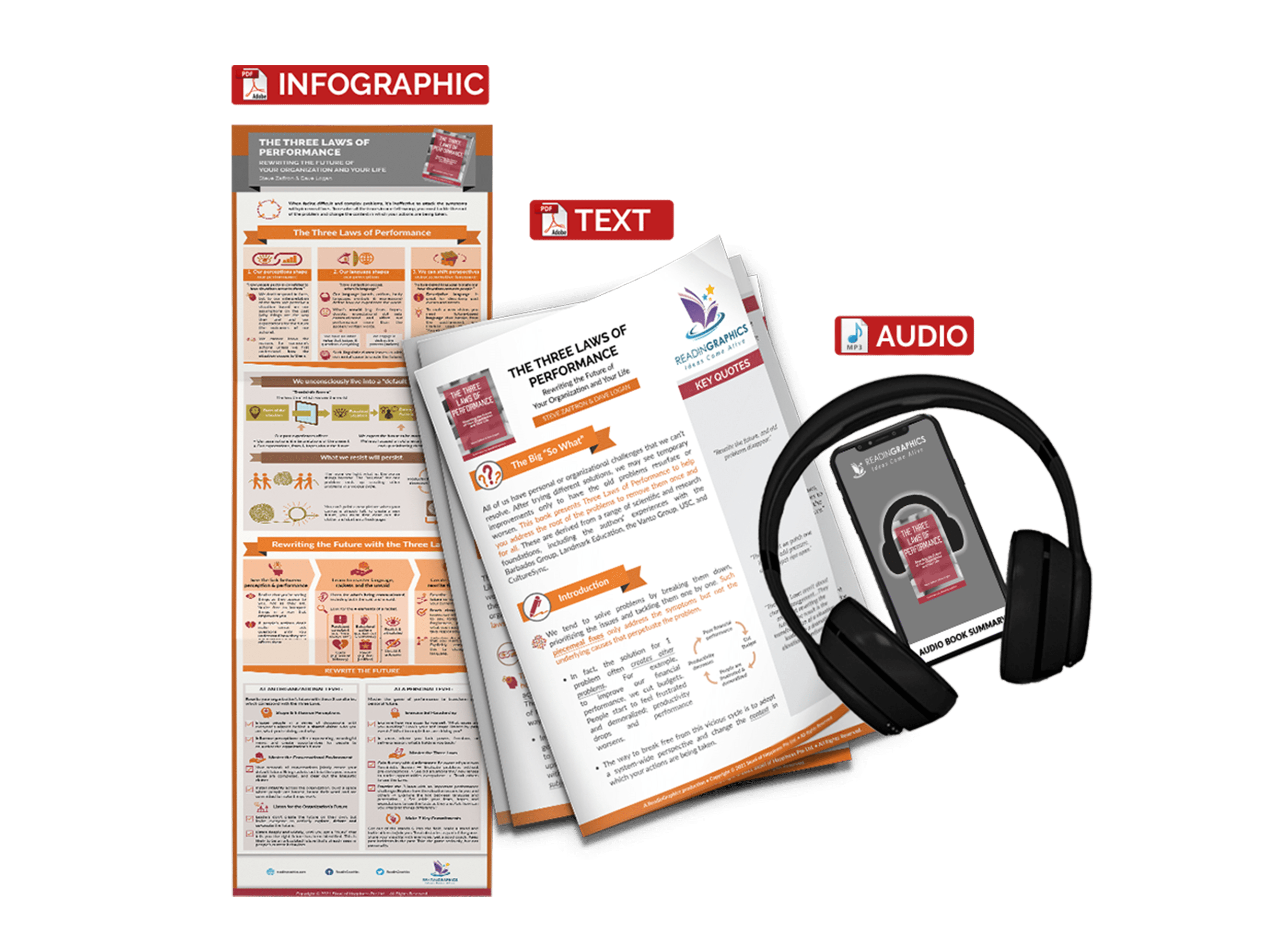 The Three Laws of Performance summary - book summary bundle