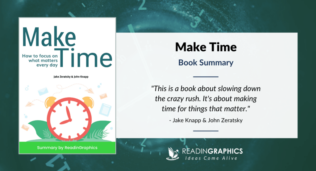 Make Time - Book summary