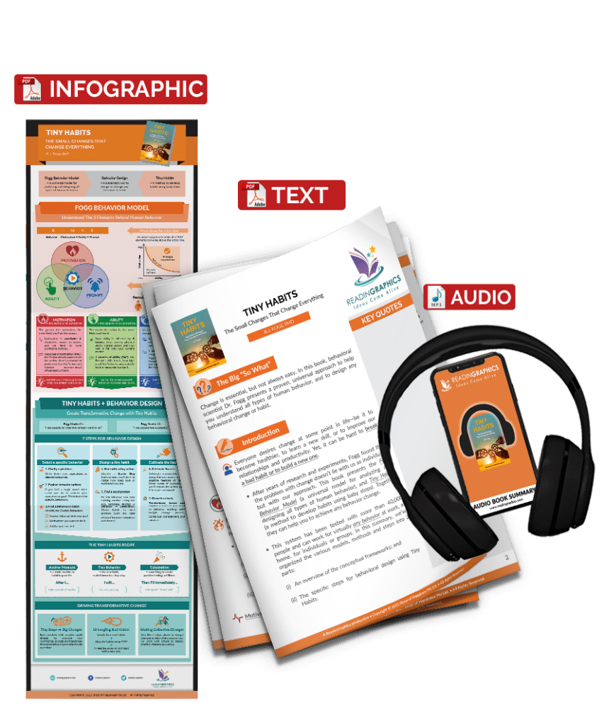 Tiny Habits summary - book summary bundle