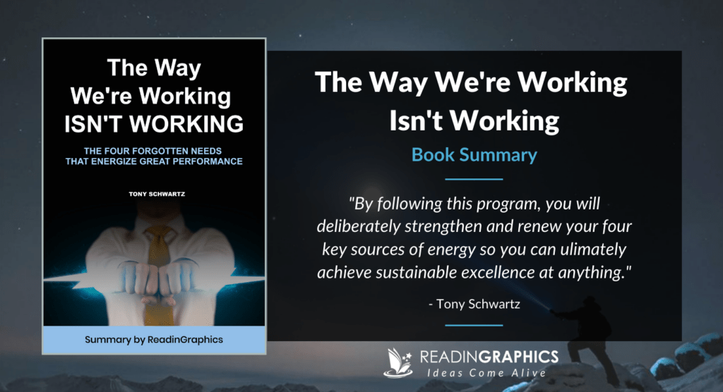 The Way We're Working Isn't Working - Book summary