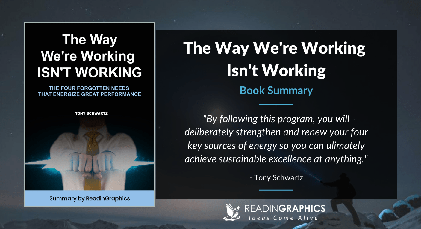 The Way We're Working Isn't Working - Book summary