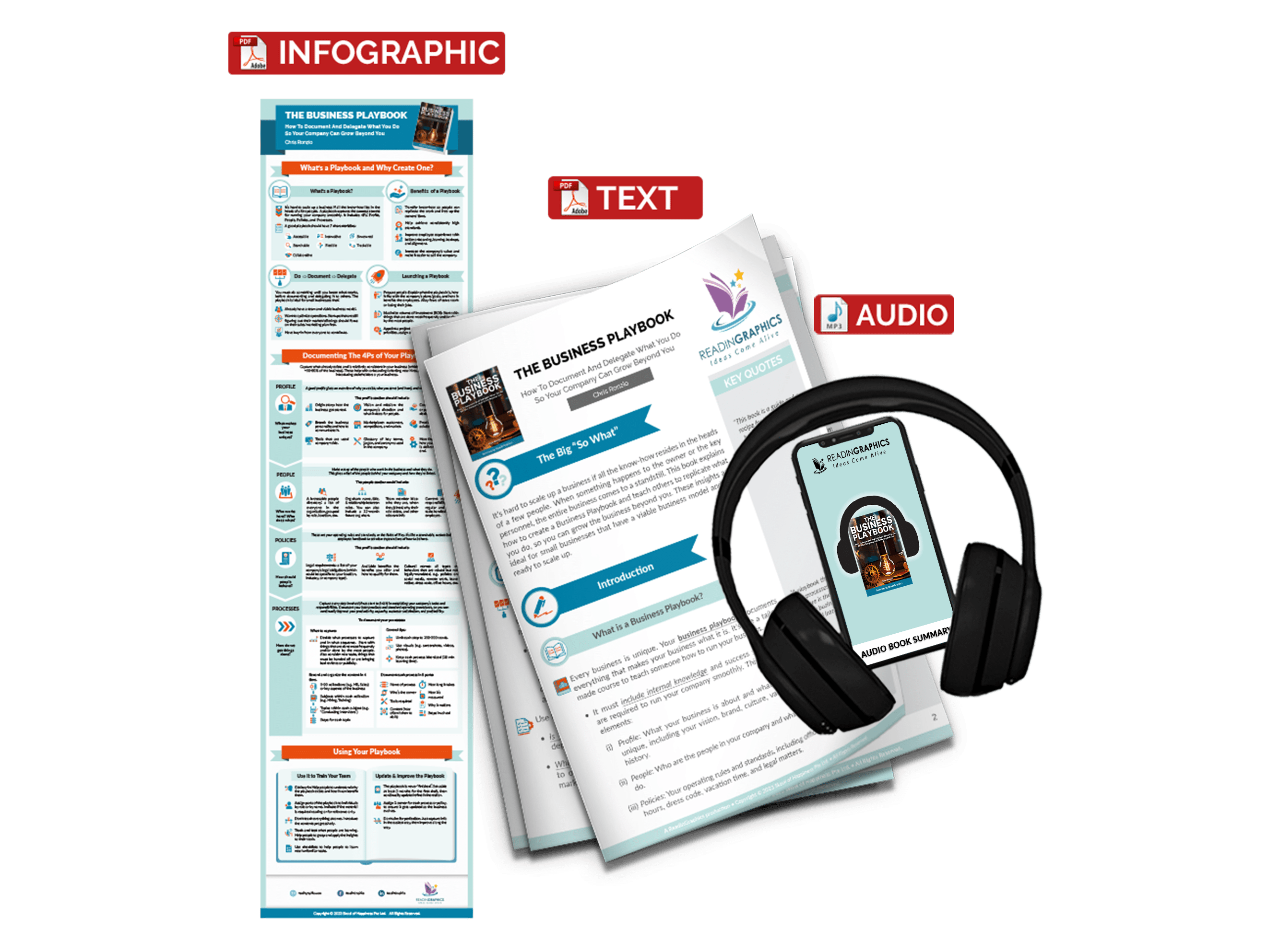 The Business Playbook summary - book summary bundle