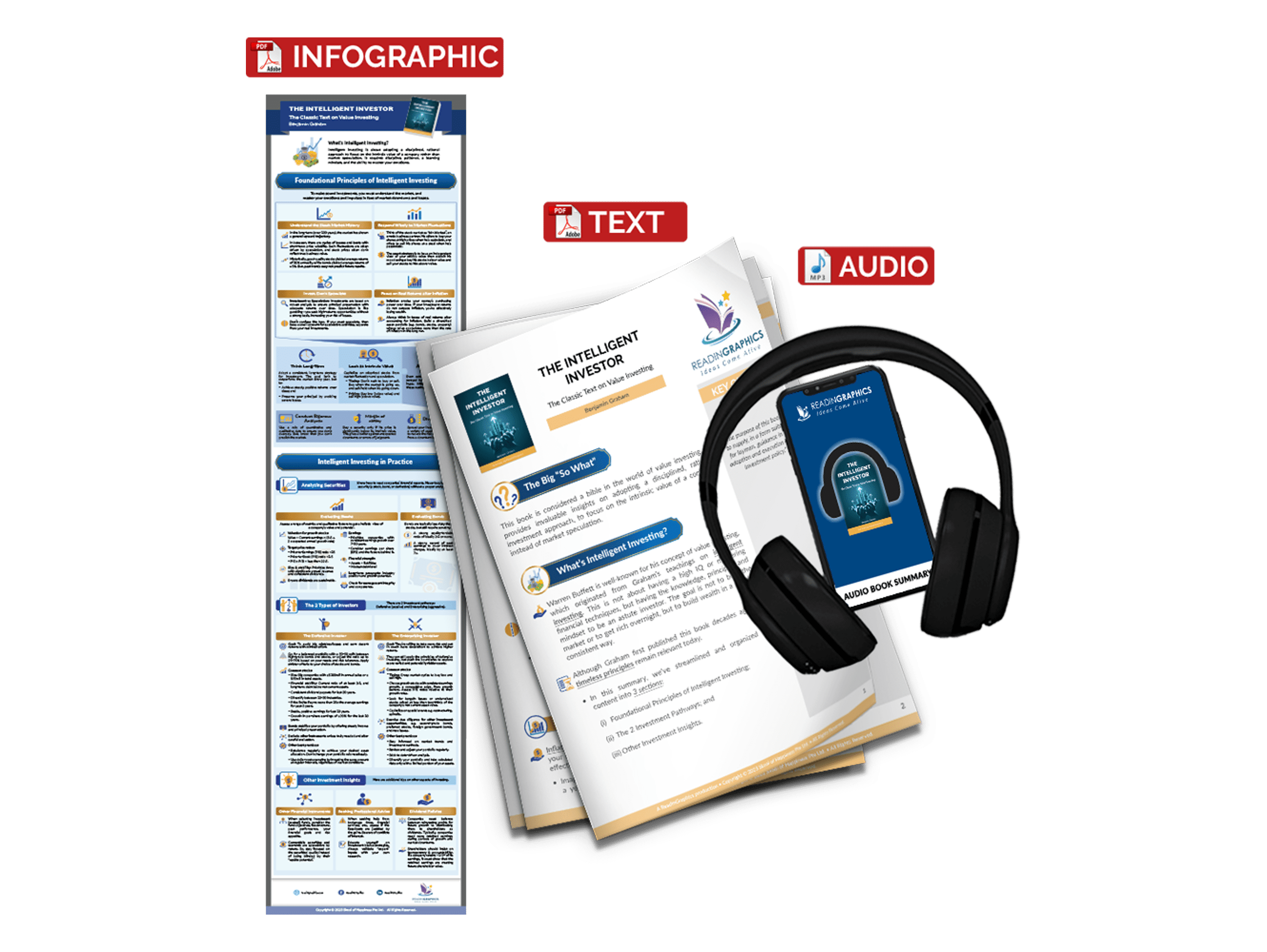 The Intelligent Investor summary - book summary bundle