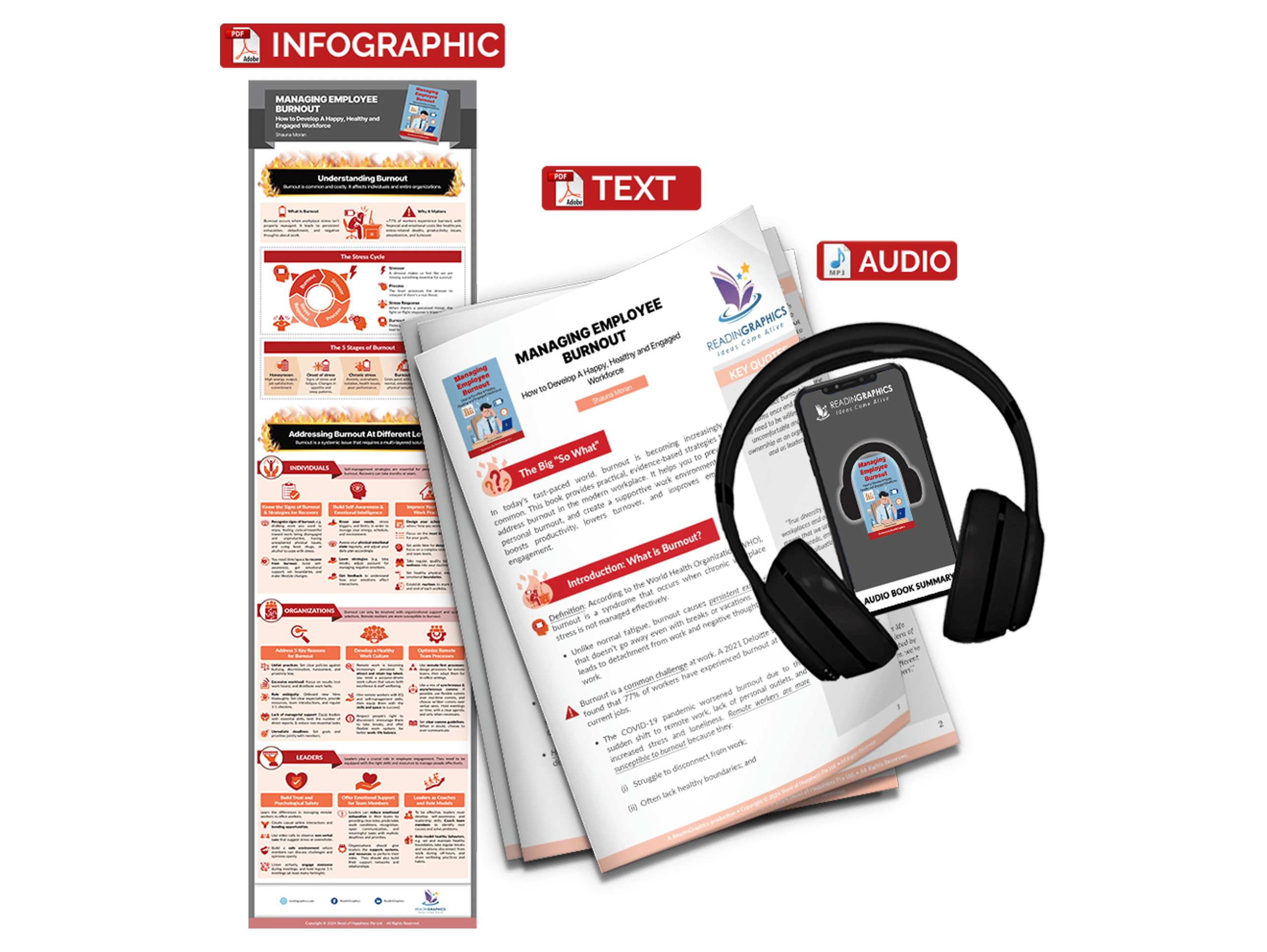 Managing Employee Burnout summary - Book Summary Bundle