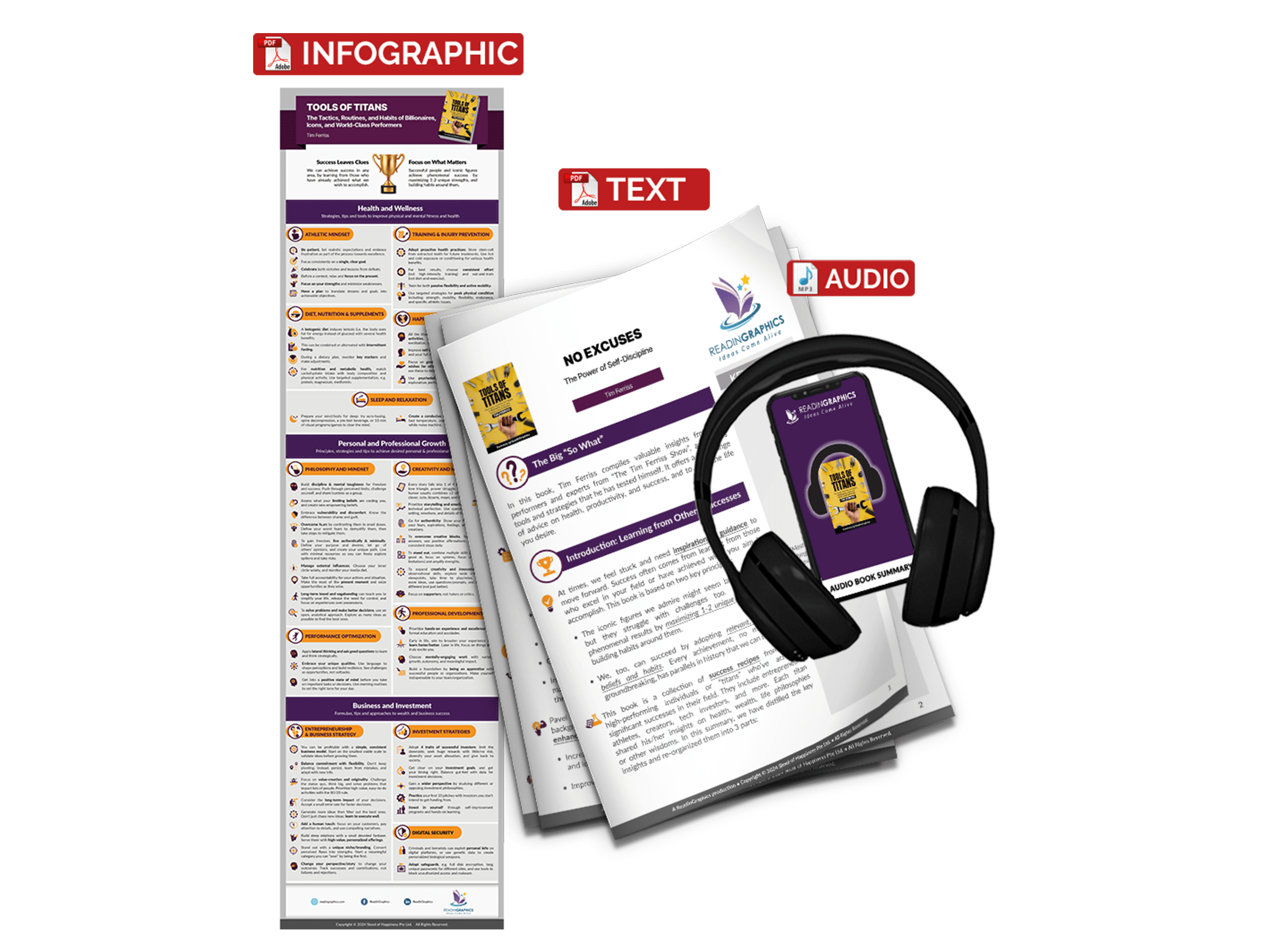 Tools of Titans summary - Book Summary Bundle