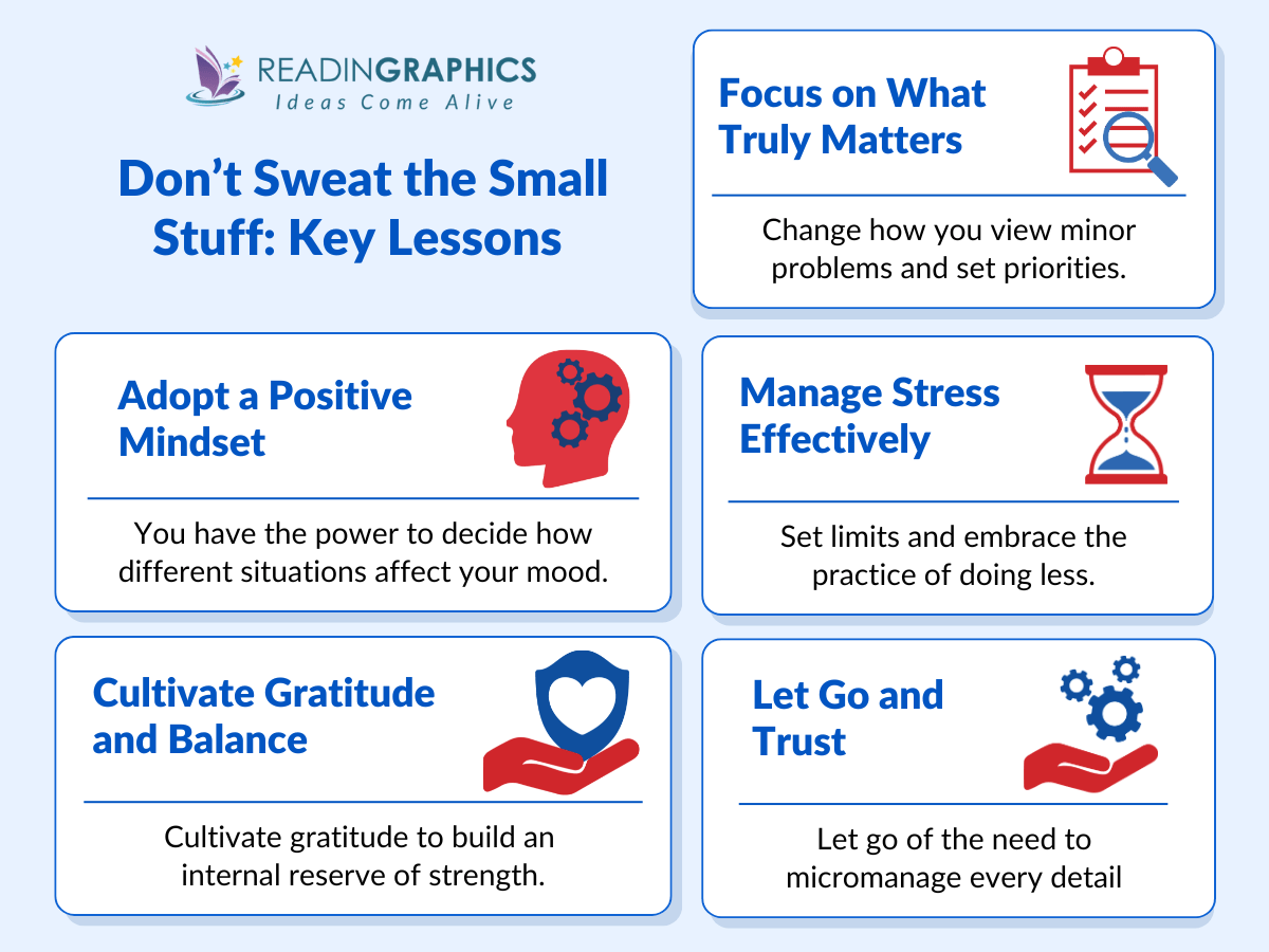 Don’t Sweat the Small Stuff summary - How to not let things bother you