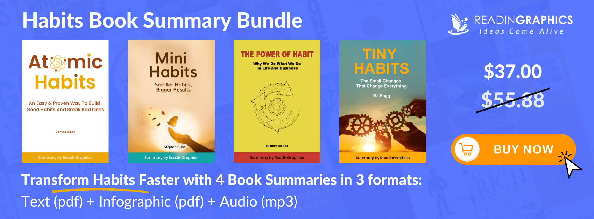 Start Building Good Habits with this discounted book summary bundle!