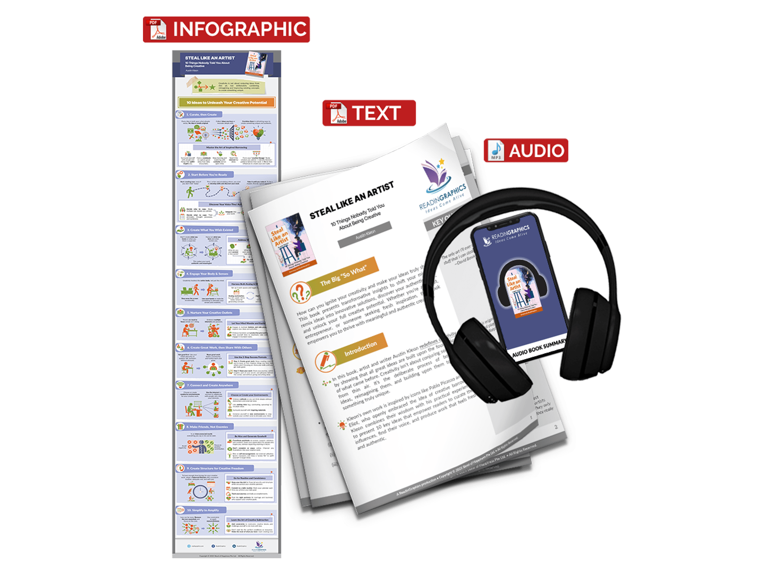 Steal Like an Artist summary - Book Summary Bundle