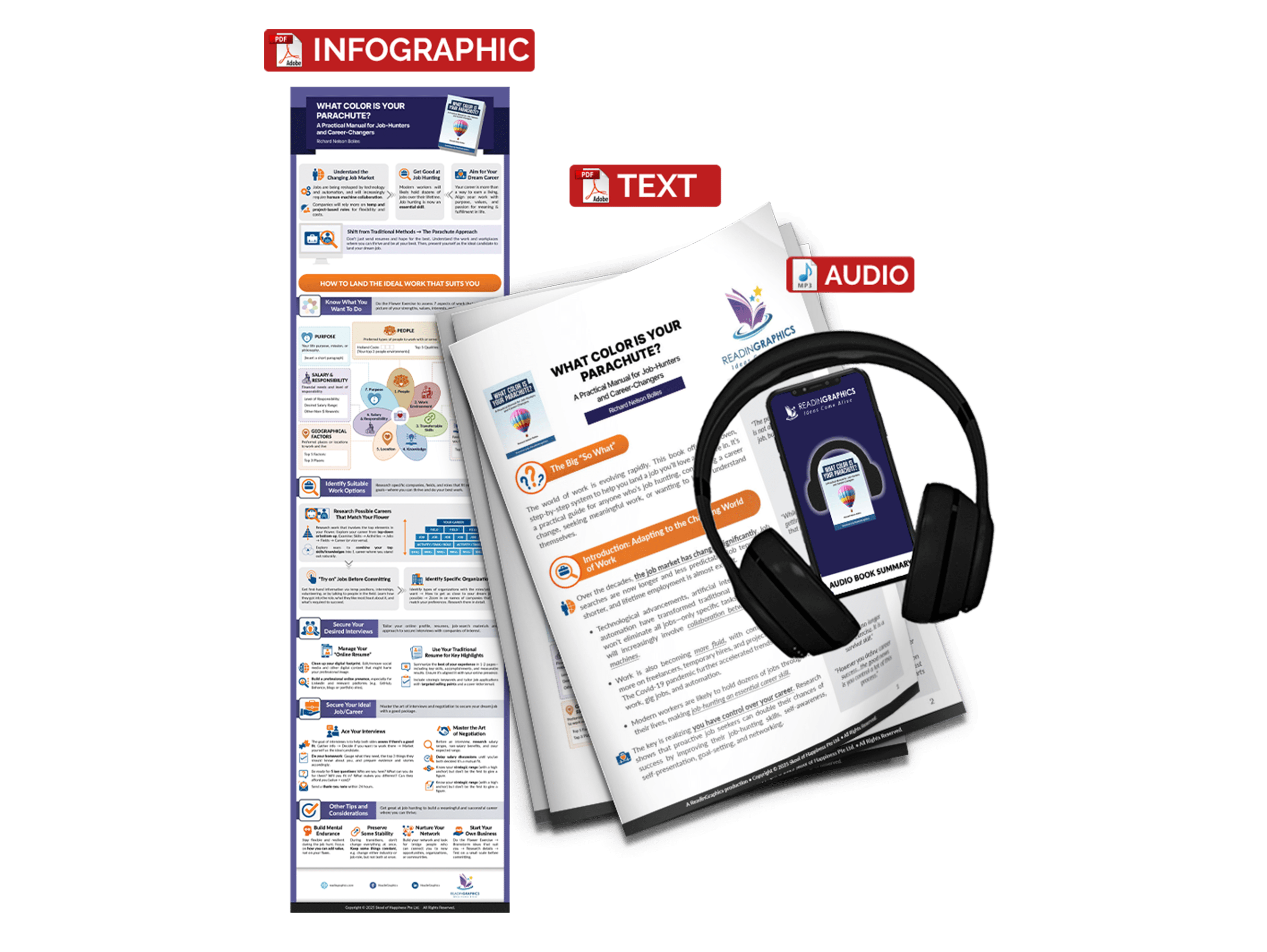 What Color Is Your Parachute summary - Book Summary Bundle