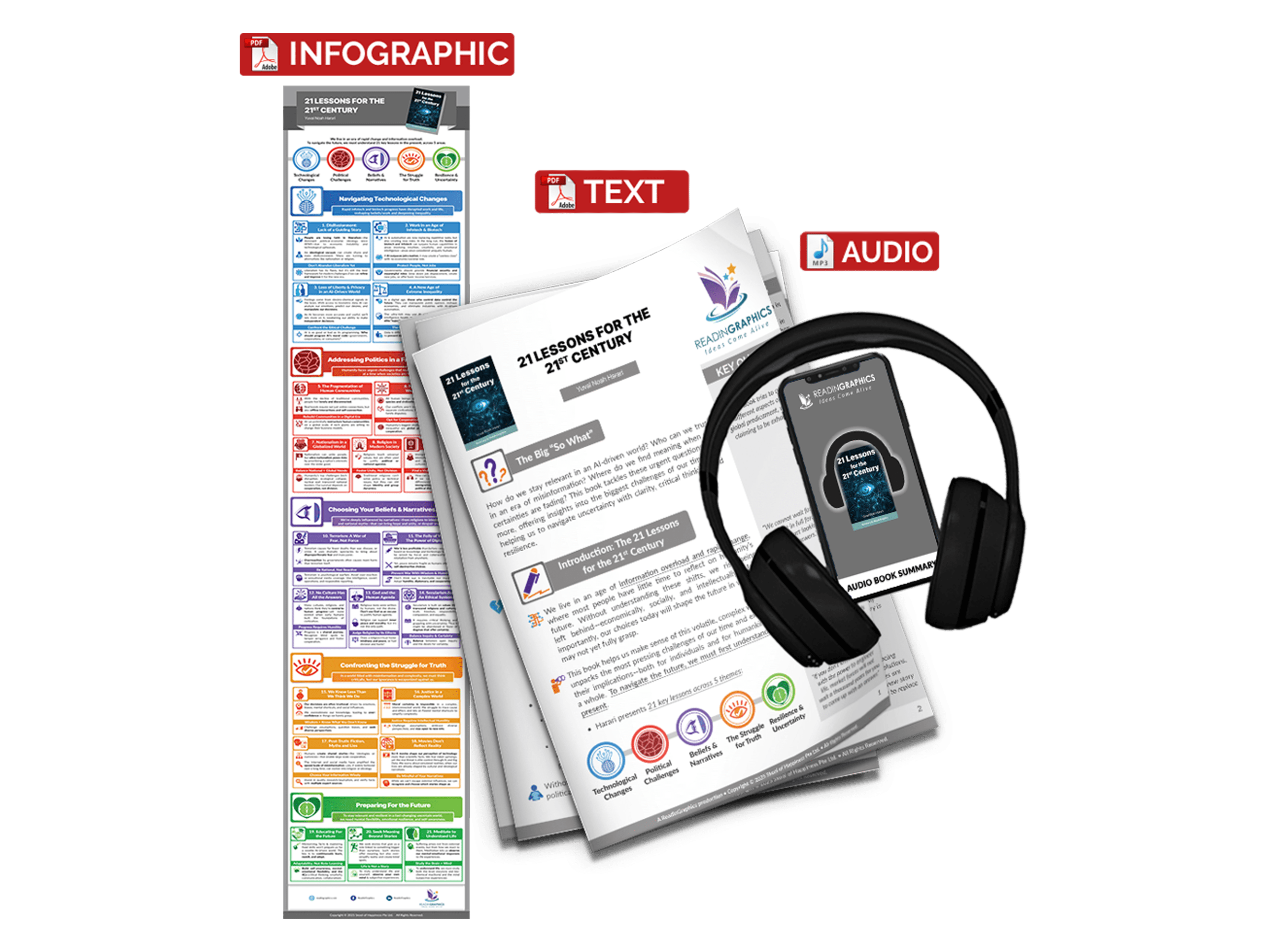 21 Lessons for the 21st Century summary - book summary bundle